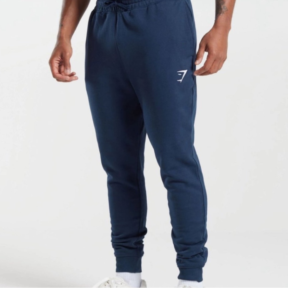 Gymshark teal sweatpants stretch gym fitness joggers workout active wear